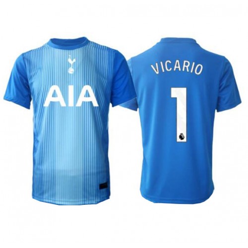 Tottenham Hotspur Guglielmo Vicario #1 Målvakt Replika Bortatröja 2025-26 Kortärmad